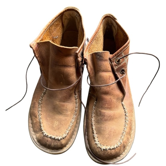 VTG RARE Dr Martens Carbrillo style boots size 8.5 men’s all leather - Picture 1 of 9